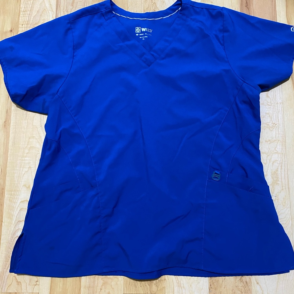 Vibrant Blue Relaxed Boxy Short Sleeve Tee